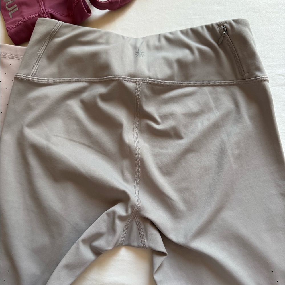 Athleta Laser Cut Mauve Ombré Leggings - Picture 8 of 17